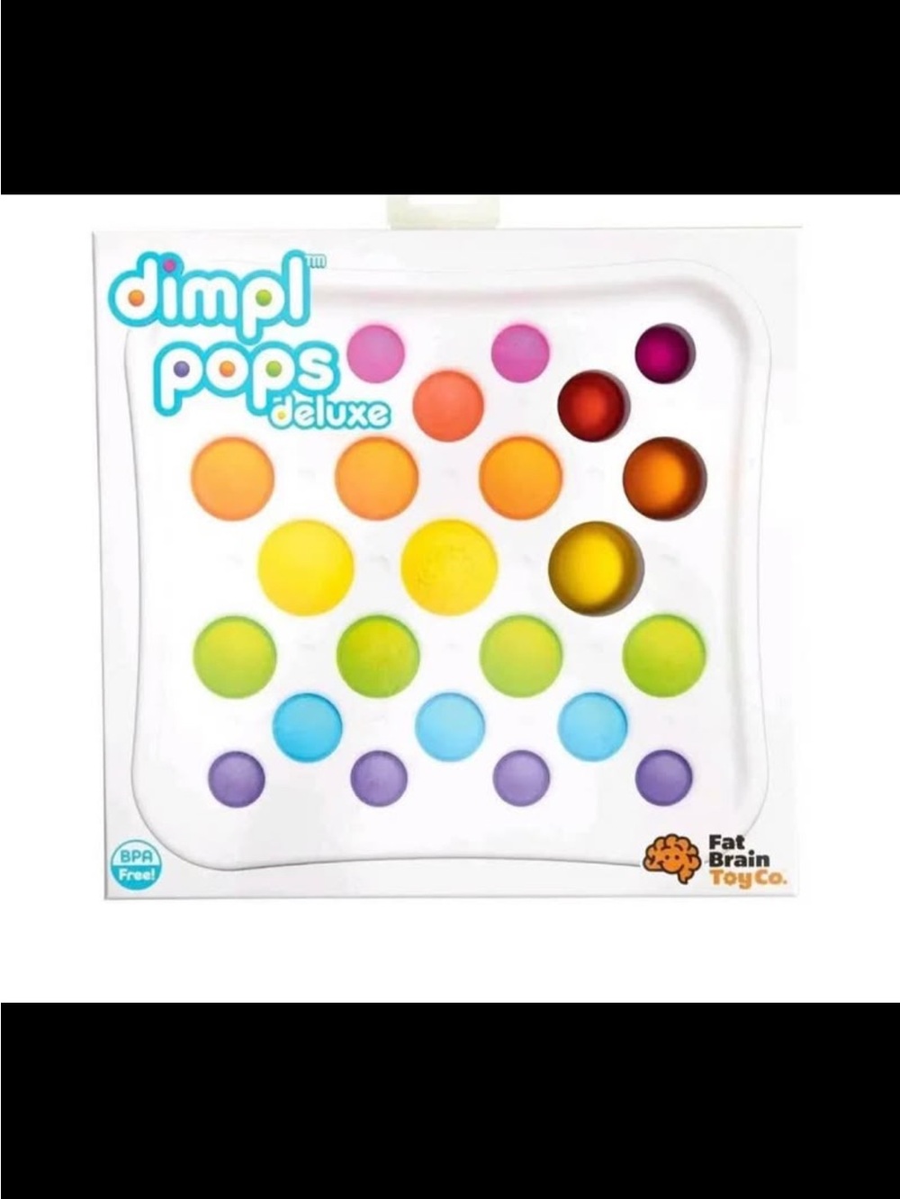Dimpl Pops Deluxe Multicolor Sensory Fidget Toy by Dimpl Pops